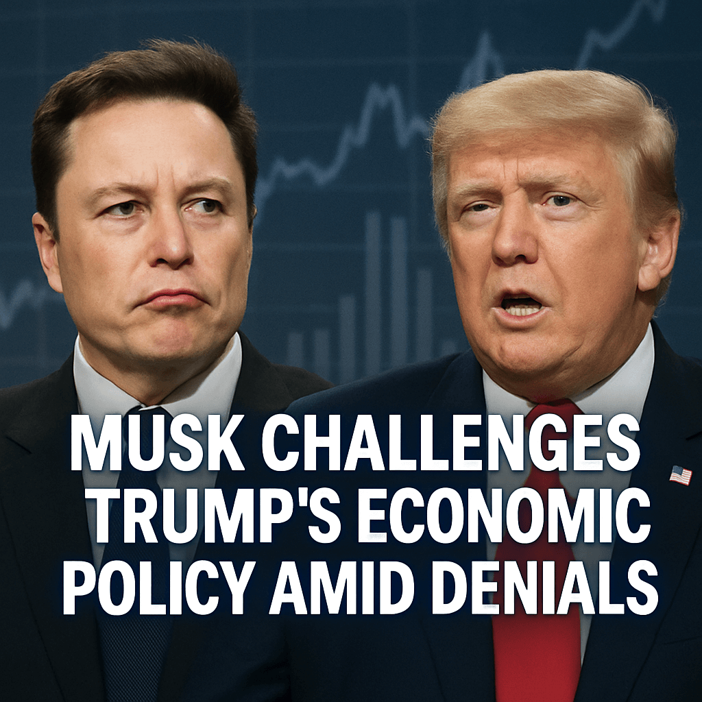 Musk Challenges Trump’s Economic Policy Amid Denials image