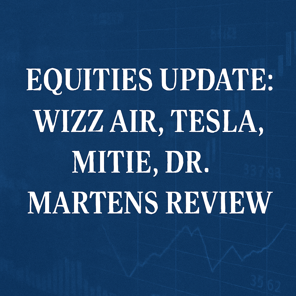 Equities Update: Wizz Air, Tesla, Mitie, Dr. Martens Review image