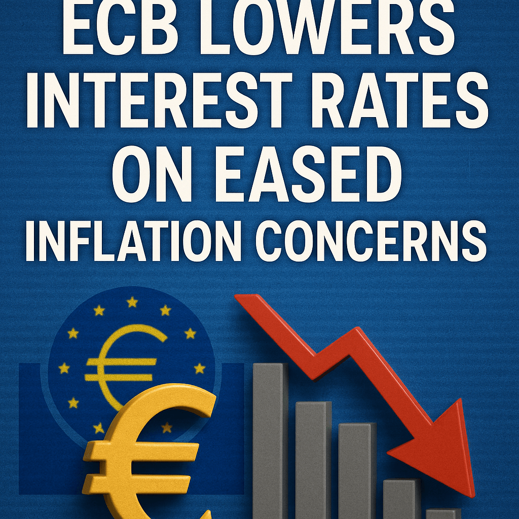 ECB Lowers Interest Rates on Eased Inflation Concerns image
