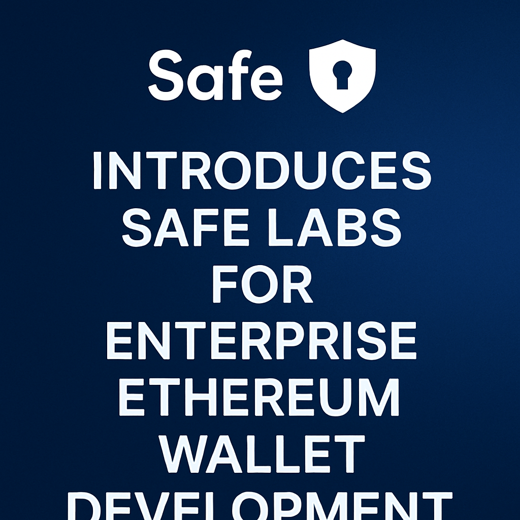 Safe Introduces Safe Labs for Enterprise Ethereum Wallet Development image