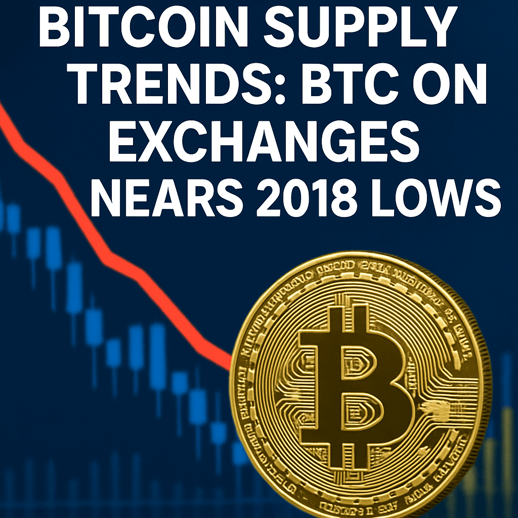 Bitcoin Supply Trends: BTC on Exchanges Nears 2018 Lows image