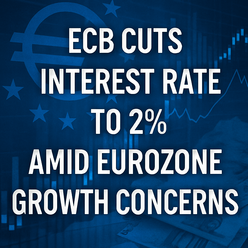 ECB Cuts Interest Rate to 2% Amid Eurozone Growth Concerns image