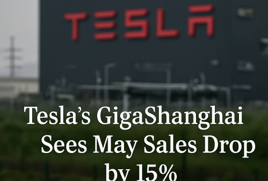 Tesla’s GigaShanghai Sees May Sales Drop by 15% image