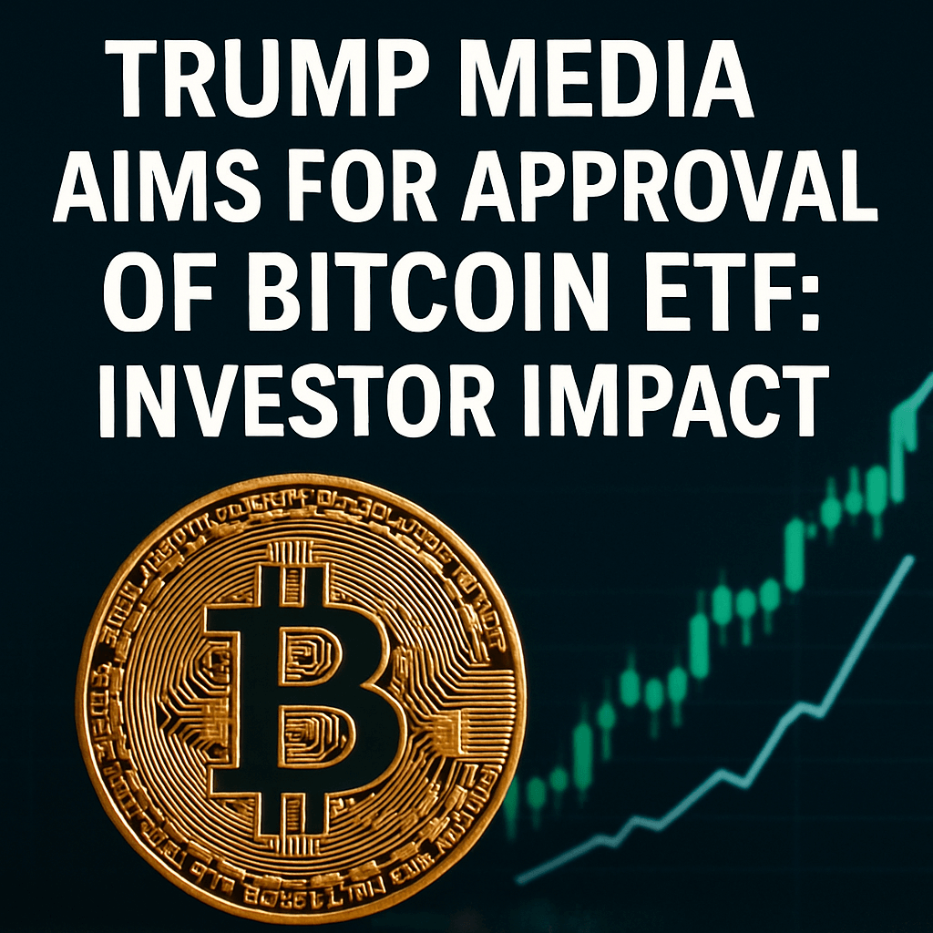 Trump Media Aims for Approval of Bitcoin ETF: Investor Impact image