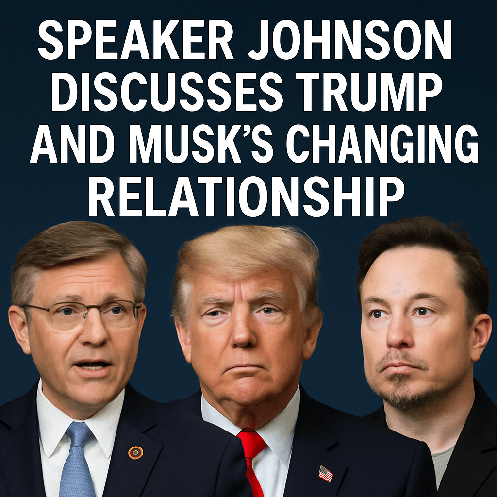 Speaker Johnson Discusses Trump and Musk’s Changing Relationship image