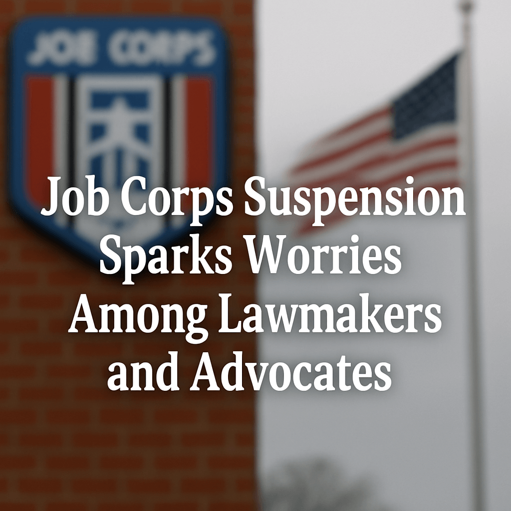 Job Corps Suspension Sparks Worries Among Lawmakers and Advocates image